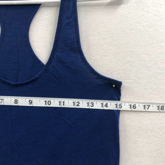 5️Pink Victorias Secret Womens Navy Blue Sleepwear Racerback Tank Top Size Small - Picture 4 of 5